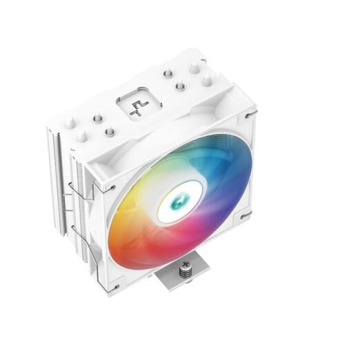 DeepCool AG400 WH ARGB Single-Tower CPU Cooler, 120mm Static ARGB Fan, Direct-Touch Copper Heat Pipes, Intel/AMD Support - Image 3