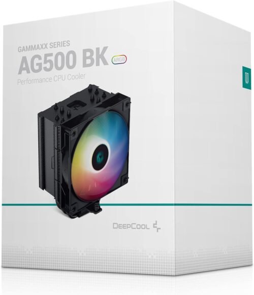 DeepCool AG400 RGB Single-Tower CPU Cooler, 120mm Static ARGB Fan, Direct-Touch Copper Heat Pipes, Intel/AMD Support - Image 9