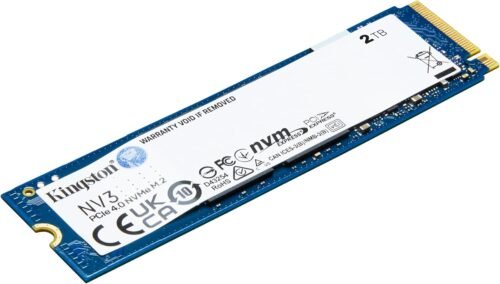 Kingston NV3 M.2 2280 2TB PCIe 4.0 x4 NVMe Internal Solid State Drive (SSD) – Ultra High Speed Up to 6000 MB/s | Navy Blue SNV3S/2000G - Image 2