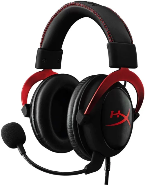 HyperX Cloud II – Gaming Headset, 7.1 Surround Sound, Memory Foam Ear Pads, Durable Aluminum Frame, Detachable Microphone, Works with PC, PS5, PS4, Xbox Series X|S, Xbox One , Bundled with PIVA G510 7.1 Surround Card  | Red – OPEN BOX - Image 5