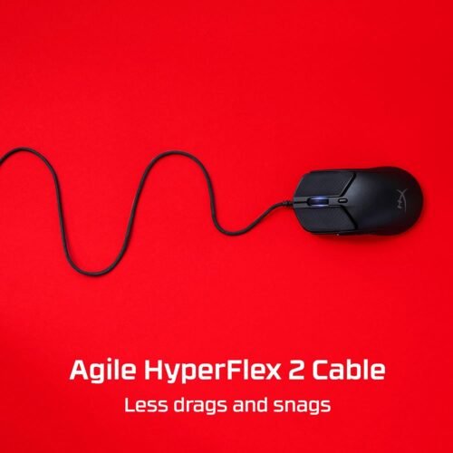 HyperX Pulsefire Haste 2 – Wired Gaming Mouse – Black - Image 8