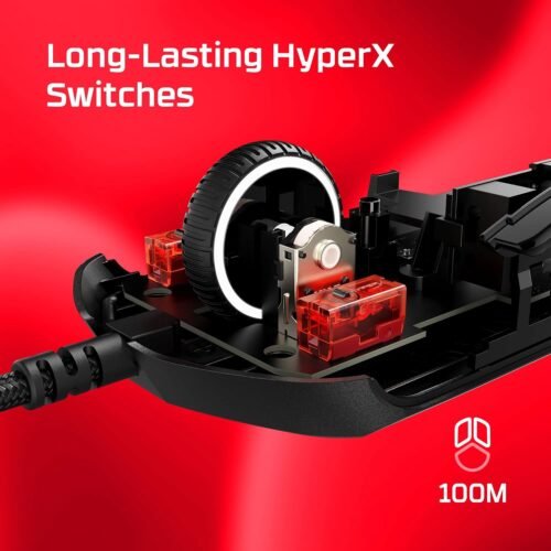 HyperX Pulsefire Haste 2 – Wired Gaming Mouse – Black - Image 6