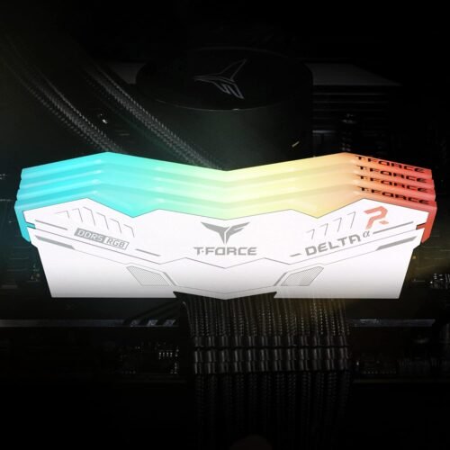 TEAMGROUP T-FORCE DELTA Alpha RGB DDR5 Ram 32GB Kit (2x16GB) 5600MHz CL40 1.2V AMD Expo Compatible Desktop Memory Module Ram – White - Image 5