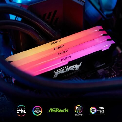 RAM Kingston Fury Beast RGB 8GB 3200MT/s DDR4 CL16 - Image 4