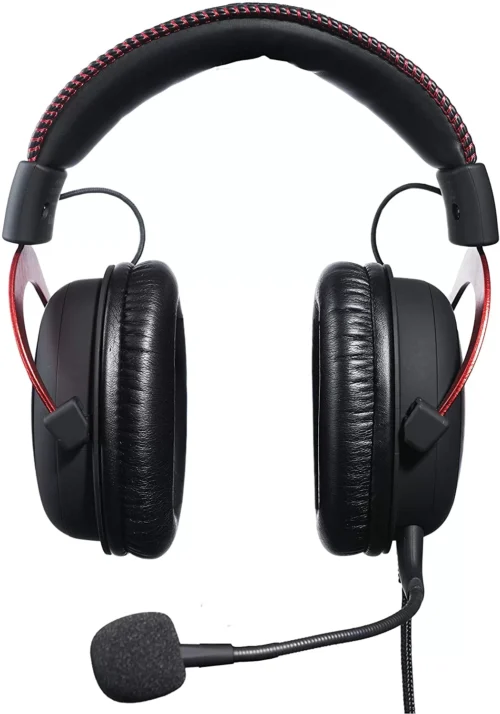 HyperX Cloud II – Gaming Headset, 7.1 Surround Sound, Memory Foam Ear Pads, Durable Aluminum Frame, Detachable Microphone, Works with PC, PS5, PS4, Xbox Series X|S, Xbox One , Bundled with PIVA G510 7.1 Surround Card  | Red – OPEN BOX - Image 7