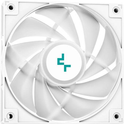Deepcool LE520 aRGB AIO Liquid CPU Cooler, 240mm Radiator, 2x High-Performance aRGB Fans, 500~2250 RPM Fan Speed, 85.85 CFM Fan Airflow, Hydro Bearing Type, White - Image 4