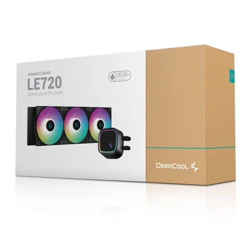 DeepCool LE720 CPU Liquid Cooler 360mm ARGB Block 250W TDP AIO Cooler Anti-Leak Tech Water AM4/AM5 LGA 1700/1200 - Image 2