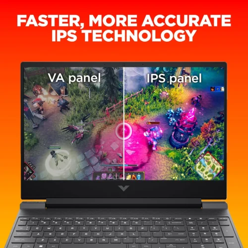 HP Victus Intel® Core™ i5-13420H | 16GB DDR4 RAM , 512GB NVMe™ SSD | RTX™ 4050 , 6GB | 15.6″ FHD IPS Display 144Hz | Backlit Keyboard | Windows 11 | Mica Silver 15-fa2701wm - Image 4
