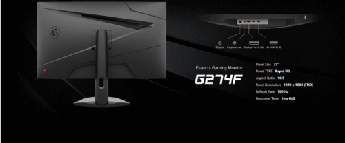 MSI mag G274F 27 Inch 1m 180hz ips G-SYNC - Image 11