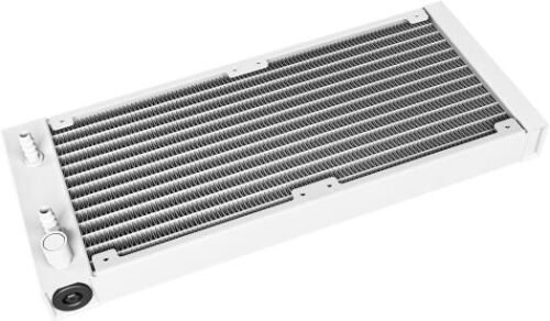 Deepcool LE520 aRGB AIO Liquid CPU Cooler, 240mm Radiator, 2x High-Performance aRGB Fans, 500~2250 RPM Fan Speed, 85.85 CFM Fan Airflow, Hydro Bearing Type, White - Image 5