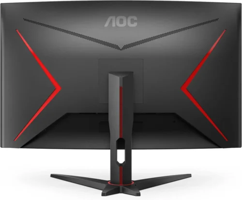 AOC C32G2ZE 32″ Curved Frameless Gaming Monitor, Full HD 1920×1080, VA, 0.5ms 240Hz, AMD FreeSync Premium, DP/HDMI/VGA, VESA, 3-3-1 Re-Spawn Program, Xbox PS5 Switch | Black & RED C32G2ZE - Image 5