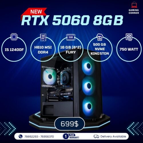 I5 12400F rtx 5060 8gb