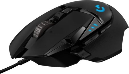Logitech G502 HERO High Performance Wired Gaming Mouse, HERO 25K Sensor, 25,600 DPI, RGB, Adjustable Weights, 11 Programmable Buttons, On-Board Memory, PC / Mac - Image 4