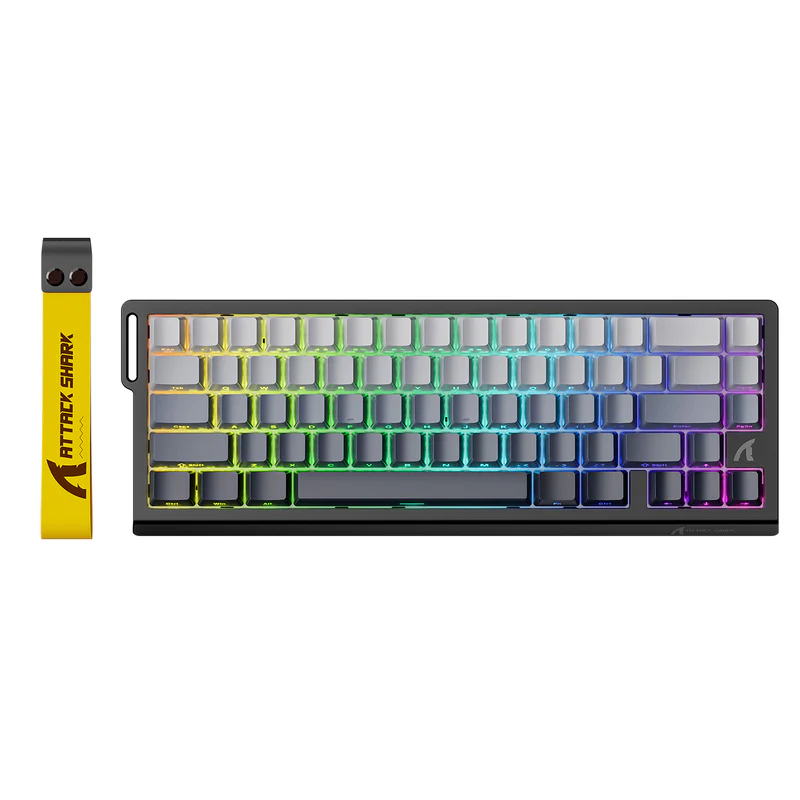 Attack Shark X68 HE Mechanical Keyboard – 66 Keys, Wired RGB, 8KHz Magnetic Switches, Rapid Trigger, Adjustable Actuation, RT/MT/DKS, Moon Night - Image 7
