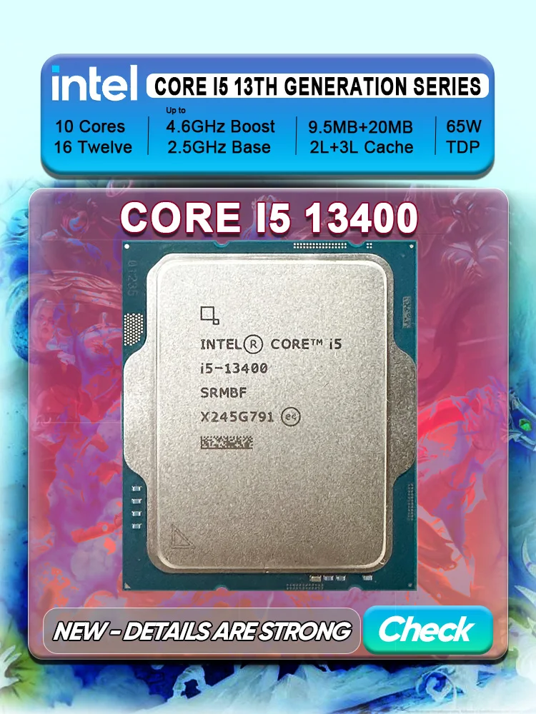 Intel Core i5 13400 2.5GHz 1.80 GHz · 4.60 GHz “TRAY” | 1 YEAR WARRANTY