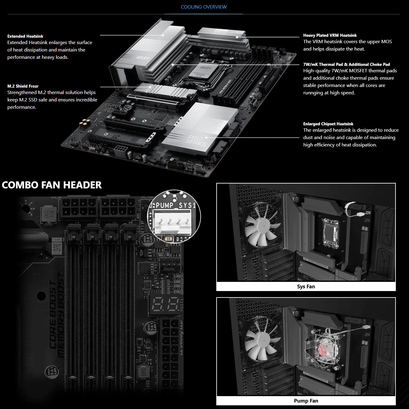 MSI PRO X870E-P WIFI AM5 Motherboard With 14+2+1 VRM, DDR5 8200+ OC, USB4 40Gbps, Wi-Fi 7, PCIe 5.0, Triple M.2 Gen 5/4, 5G LAN, AI Boost, Audio Boost & Mystic Light RGB, Supports AMD Ryzen 9000 / 8000 / 7000 Series - Image 6