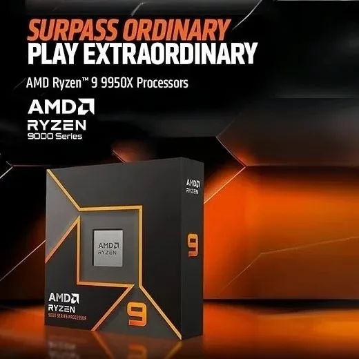 CPU AMD Ryzen 9 9950X – Ryzen 9 9000 Series Granite Ridge (Zen 5) 16-Core 4.3 GHz , 5.7 GHz Max Boost – Socket AM5 170W – Radeon Graphics Processor | BOXED 100-100001277WOF | 1 YEAR WARRANTY - Image 5