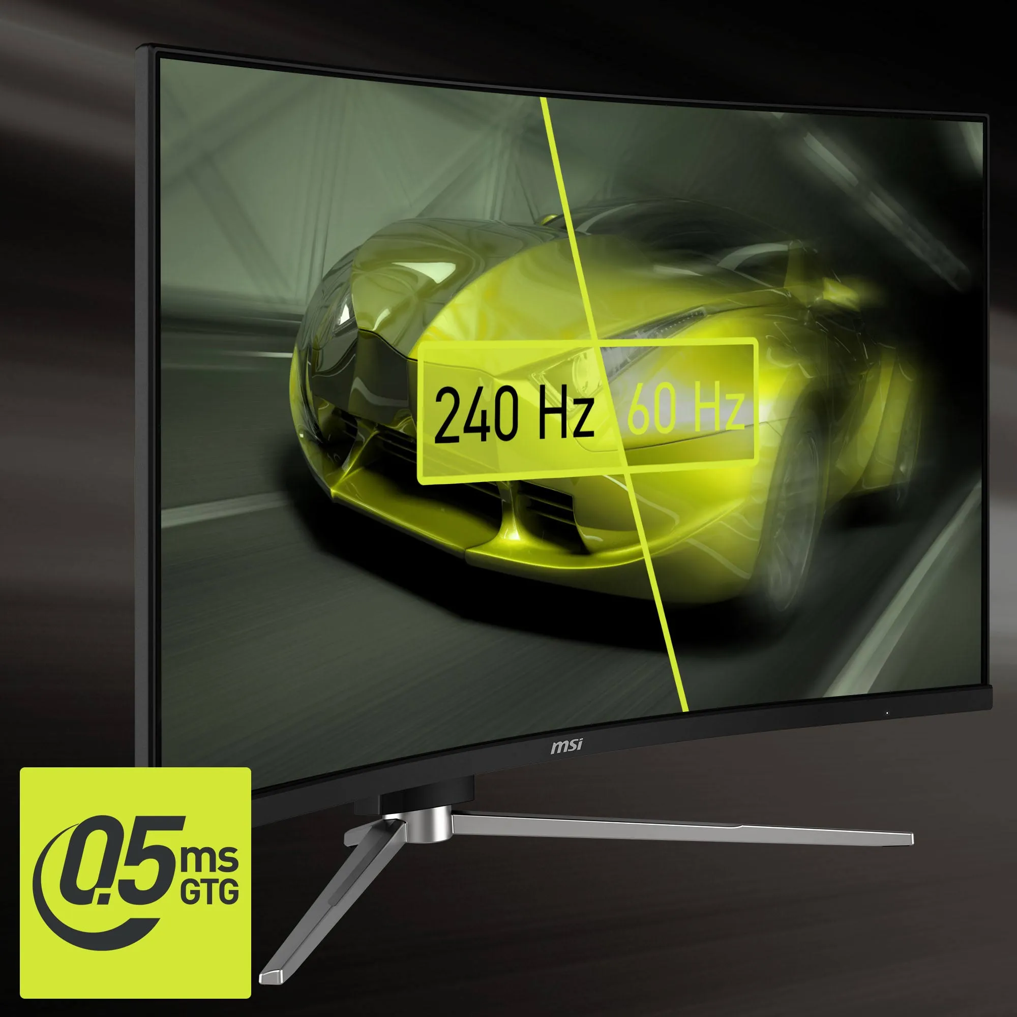 MSI MAG 325CQRXF E2 31.5″ WQHD 240Hz Curved Gaming Monitor ;(1000R) HDR Ready Rapid VA Panel 0.5ms GtG ; 2560 x 1440 (WQHD) High Resolution ; (1000R) Curved Display ; AI Vision ; Height/Tilt/Swivel Adjustability | 1 YEAR WARRANTY - Image 3