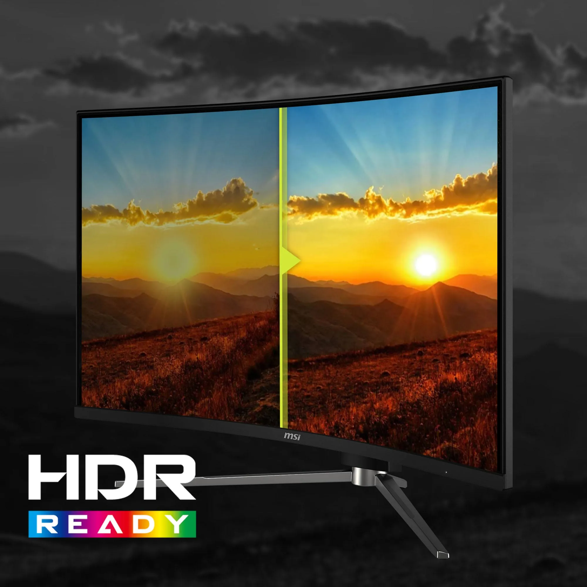 MSI MAG 325CQRXF E2 31.5″ WQHD 240Hz Curved Gaming Monitor ;(1000R) HDR Ready Rapid VA Panel 0.5ms GtG ; 2560 x 1440 (WQHD) High Resolution ; (1000R) Curved Display ; AI Vision ; Height/Tilt/Swivel Adjustability | 1 YEAR WARRANTY - Image 5