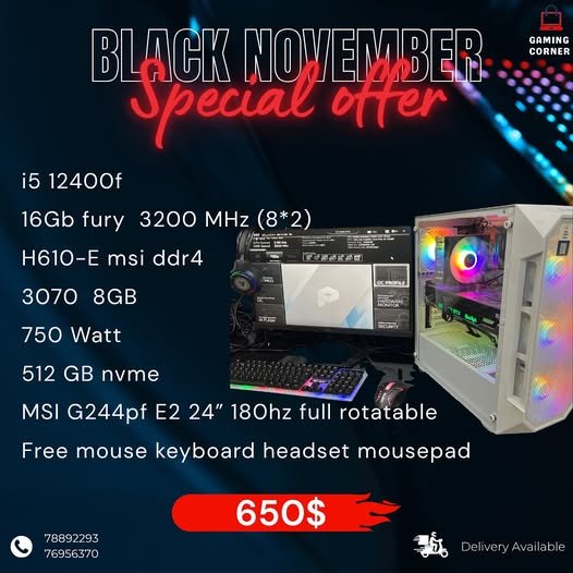 i5 12400f rtx 3070 BLACK NOVEMBER DROP - Image 2