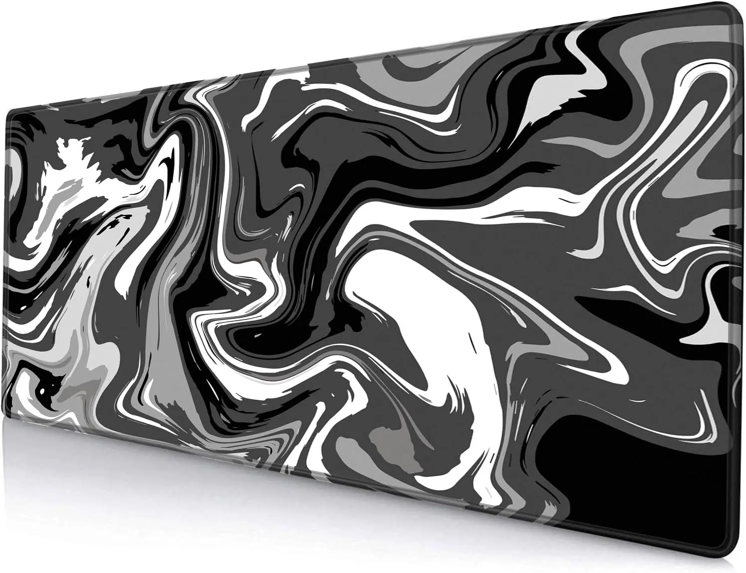 Hyde Nova Grey Marble XXL Mousepad 900×400×3mm – Smooth Speed Surface, Non-Slip Rubber Base, Stitched Edges, Easy-Clean Design for Gaming & Professional Desks