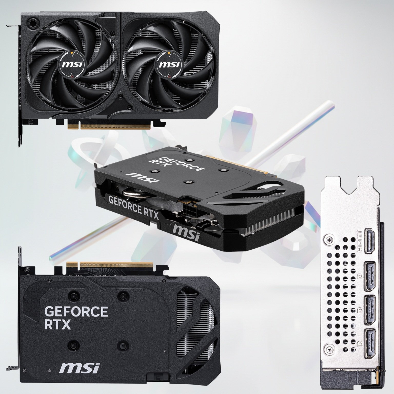 MSI GeForce RTX 5060 Ti 16GB GDDR7 SHADOW 2X OC PLUS Graphics Card With 2602 MHz Boost, 4608 CUDA® CORES , Blackwell Architecture, DLSS 4, Dual-Fan Cooling, PCIe Gen 5 - Image 9