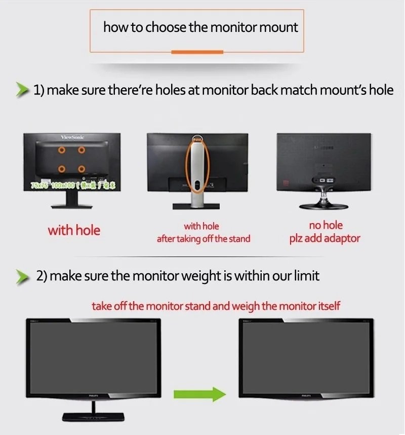 Wall Mount Bracket Arm for LED LCD TV Screen Monitor – Full Motion Articulating Swivel for 17″ ~ 27″ Inch Monitors with Adjustable Gas Spring - Image 10