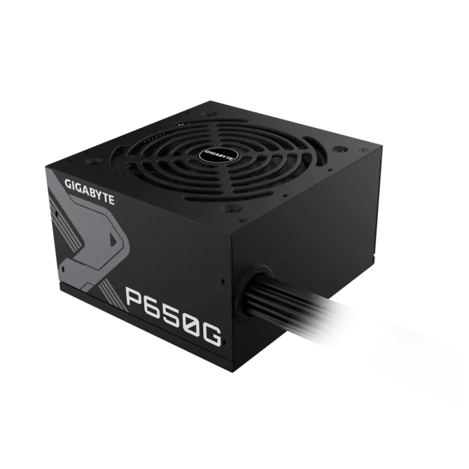 GIGABYTE P650G 650W 80 PLUS Gold ATX Power Supply With Japanese Capacitors, Single +12V Rail, 120mm HYB Fan, Full Protection Suite, And Compact Design - Image 4