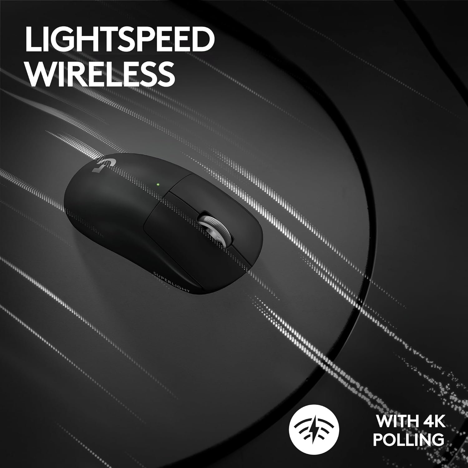 Logitech G PRO X SUPERLIGHT 2 LIGHTSPEED Wireless Gaming Mouse, 4K Polling, Lightweight, LIGHTFORCE Hybrid Switches, HERO 2 Sensor, 44,000 DPI, 5 Programmable Buttons, USB-C Charging, PC & Mac | Black 1 Month Warranty - Image 6