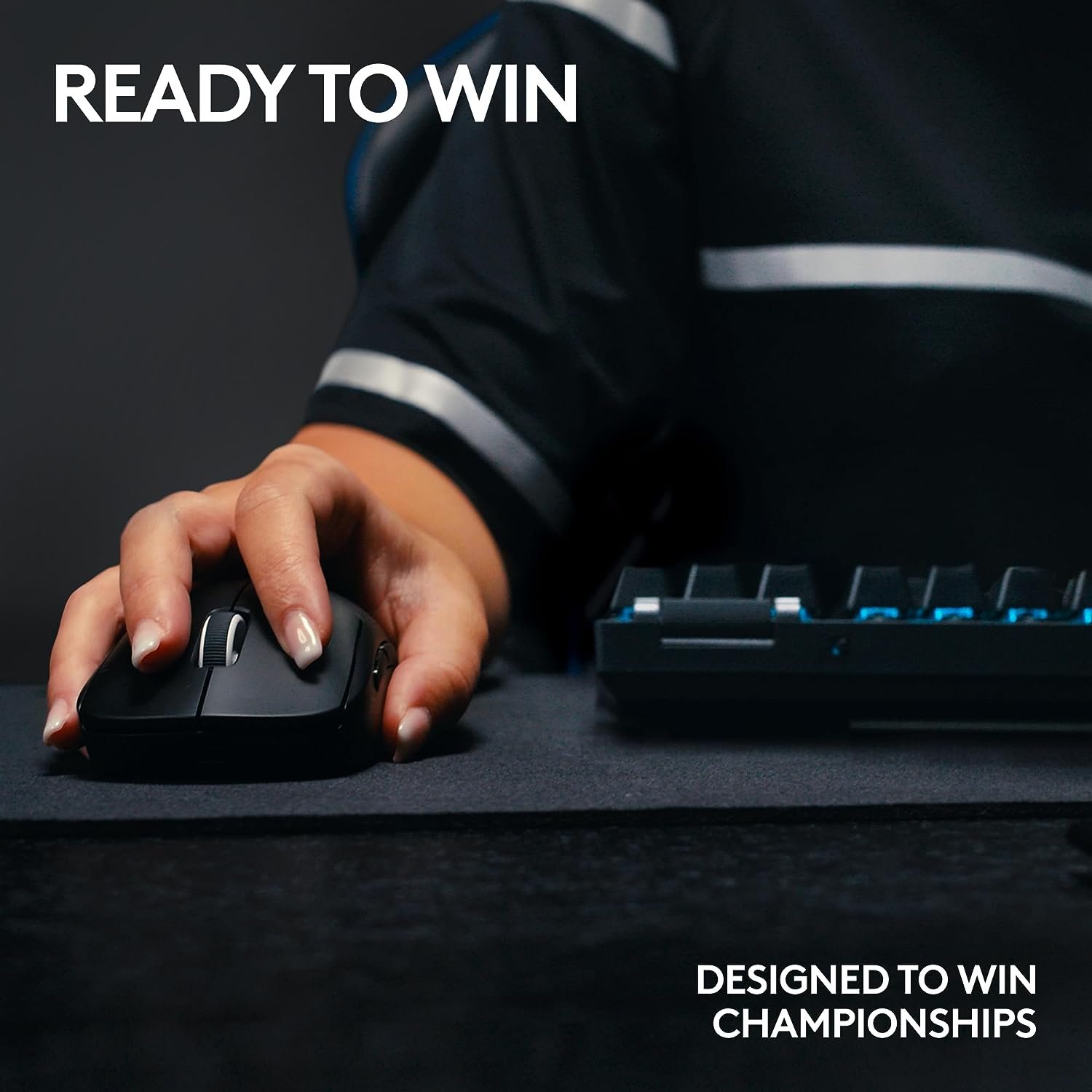 Logitech G PRO X SUPERLIGHT 2 LIGHTSPEED Wireless Gaming Mouse, 4K Polling, Lightweight, LIGHTFORCE Hybrid Switches, HERO 2 Sensor, 44,000 DPI, 5 Programmable Buttons, USB-C Charging, PC & Mac | Black 1 Month Warranty - Image 8