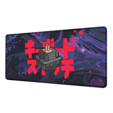 HydeNova Linear Circuit Deskmat | 900×400×4mm | XXL Gaming Mousepad with Minimal Tech Grid Design - Image 2